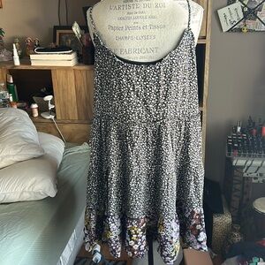 BP Black and White Floral Dress